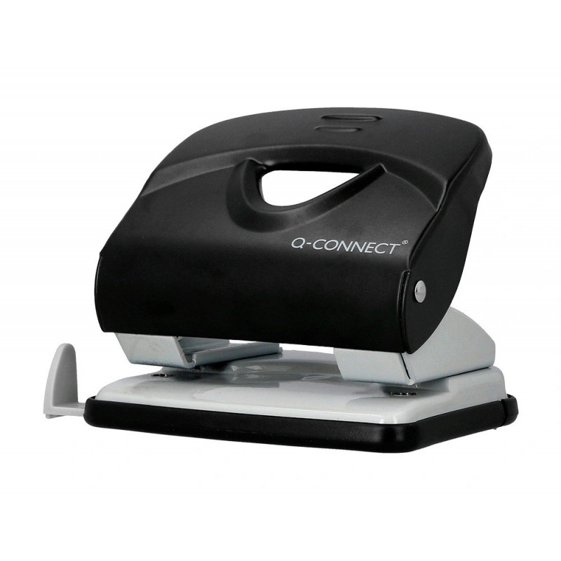 Perforateur q-connect kf14220 2 trous ouverture 3mm capacite 30 feuilles coloris noir