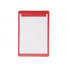 Porte-bloc maul go a4 plastique recycle porte-stylo integre dans pince coloris rouge