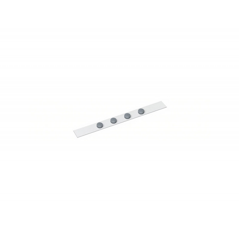 Bande metallique maul standard longueur 1m avec 4 aimants coloris blanc