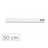 Bande metallique maul standard longueur 50cm avec 2 aimants coloris blanc