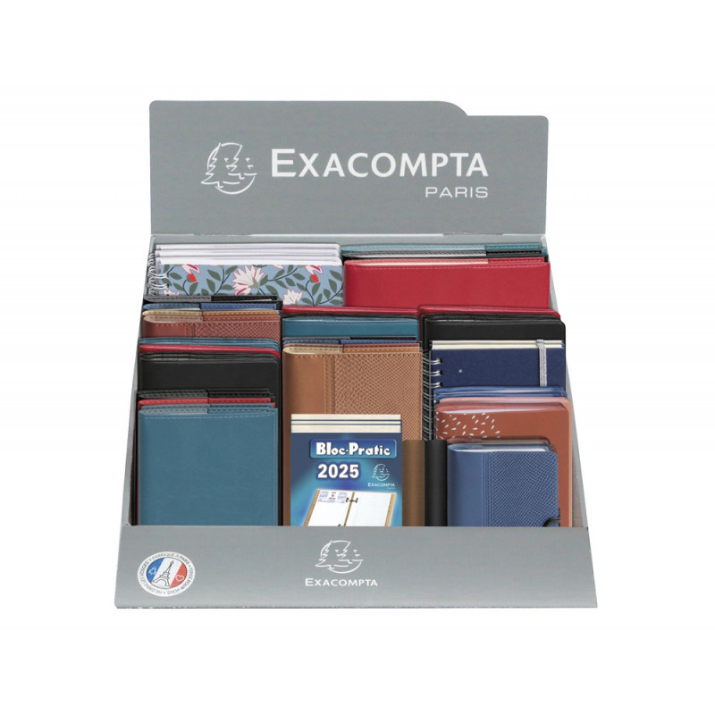 Presentoir exacompta agenda essentiels poche et bureau modeles assortis 46 unites