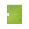 Cahier piqure clairefontaine 7000 couverture souple pp 24x32cm 96p seyes 70g coloris vert