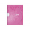 Cahier piqure clairefontaine 7000 couverture souple pp 24x32cm 96p seyes 70g coloris rouge