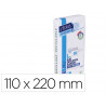 Enveloppe gpv precasee velin blanc 90g dl 110x220mm bande adhesive bloc 50 unites
