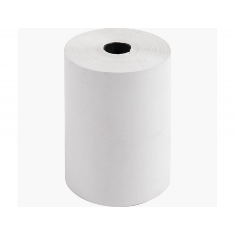 Bobine thermique exacompta tickets carte bancaire 1 pli 57x37mm 18m 48gr mandrin 12mm coloris blanc