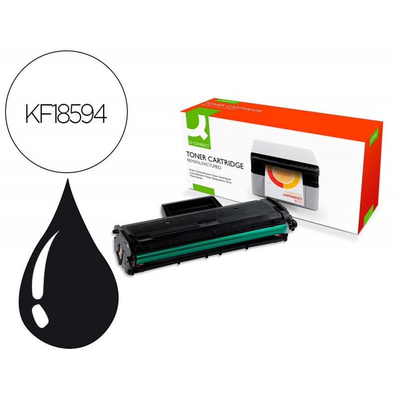 Toner q-connect compatible samsung mlt-d111s/l univ. xpress m2020, 2021, 2022, 2026, 2070, 2071 - 2000p (ec)