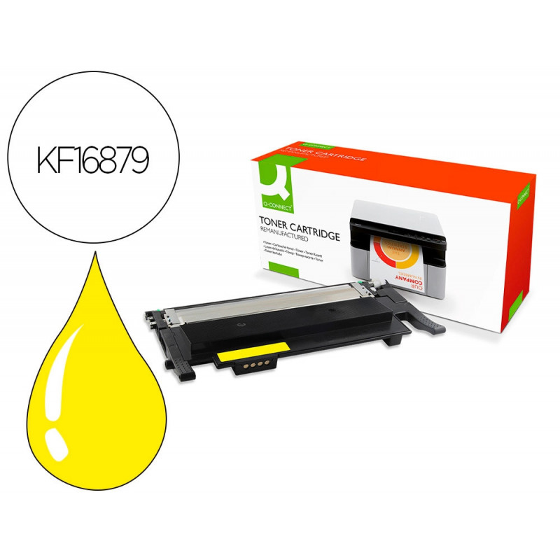 Toner q-connect compatible samsung clt-y404s/els xp c430, c480 1000p jaune