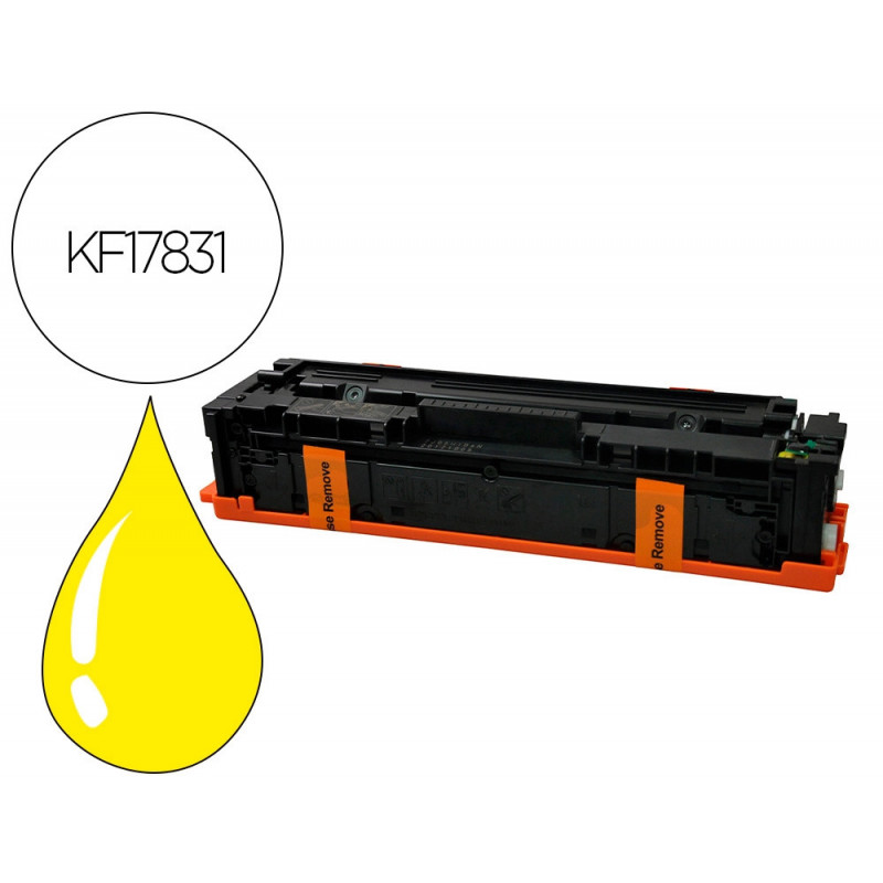 Toner q-connect compatible 54h canon i-sensys lbp621/623 2300p jaune