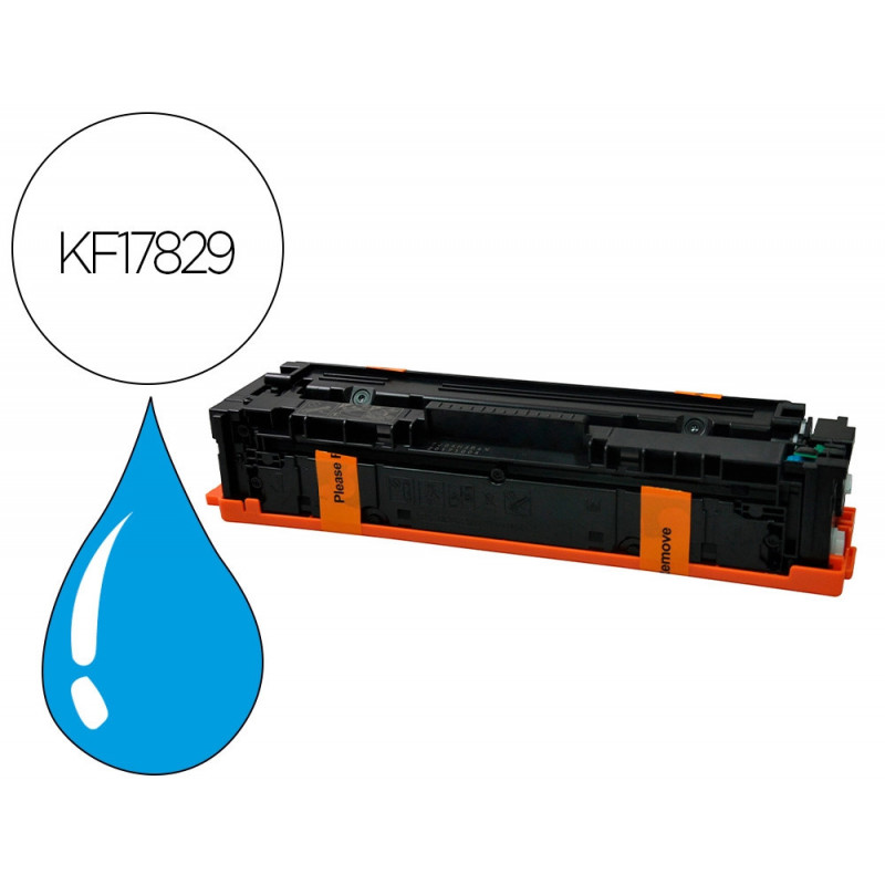 Toner q-connect compatible 54h canon i-sensys lbp621/623 2300p cyan
