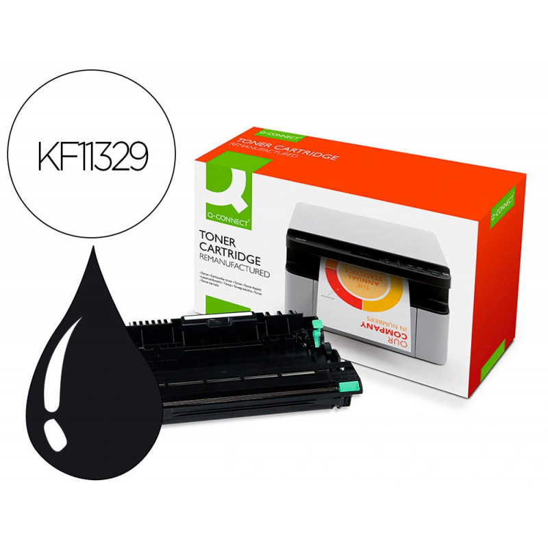 Tambour q-connect compatible imprimantes brother dr2300 12000p noir