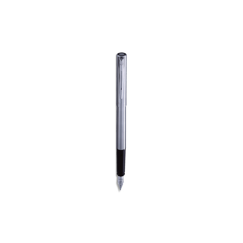 WATERMAN Stylo plume moyenne GRADUATE corps acier,attributs chromés (CT)