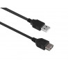 Rallonge usb t'nb 1,1a m/af cable 3m coloris gris