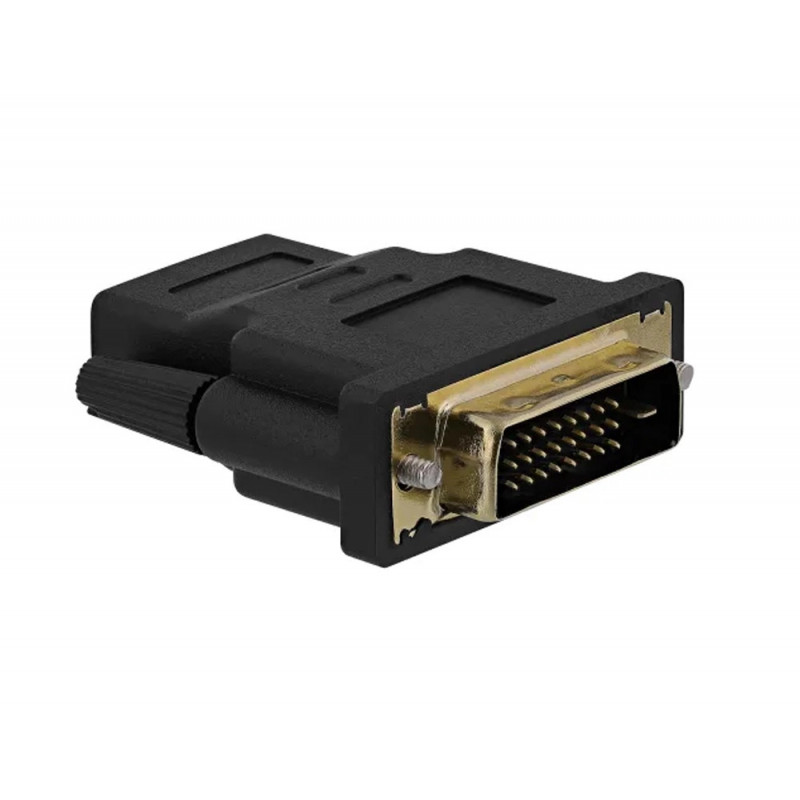Adaptateur bi-directionnel t'nb hdmi-dvi prise en charge de la resolution jusqu'a 1080p full hd coloris noir
