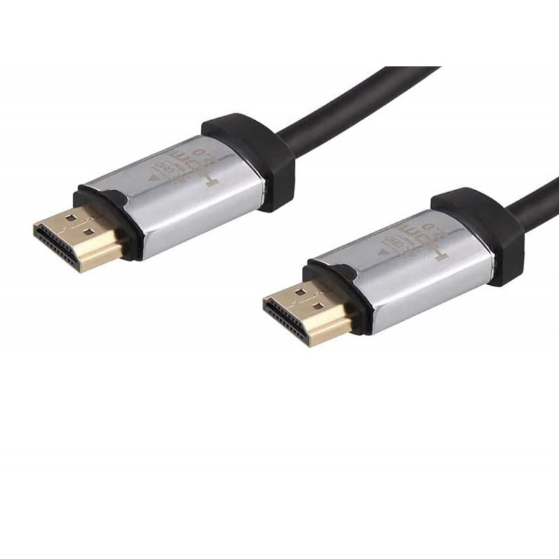 Cable t'nb hdmi 2,0, 4k ultra hd 2160p cable 2m triple blindage coloris noir