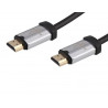 Cable t'nb hdmi 2,0, 4k ultra hd 2160p cable 2m triple blindage coloris noir