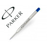 Recharge encre parker quink pour stylo-bille pointe large encre bleue