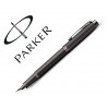 Stylo-plume parker im monochrome noir pointe moyenne encre bleu etui cadeau