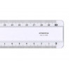 Regle plate tripe decimetr s minerva 2 biseaux 30 cm
