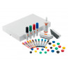 Kit d'accesoires tableau blanc esselte 10 marqueurs 10 aimants 32mm 2 effaceurs 1 spray nettoyage