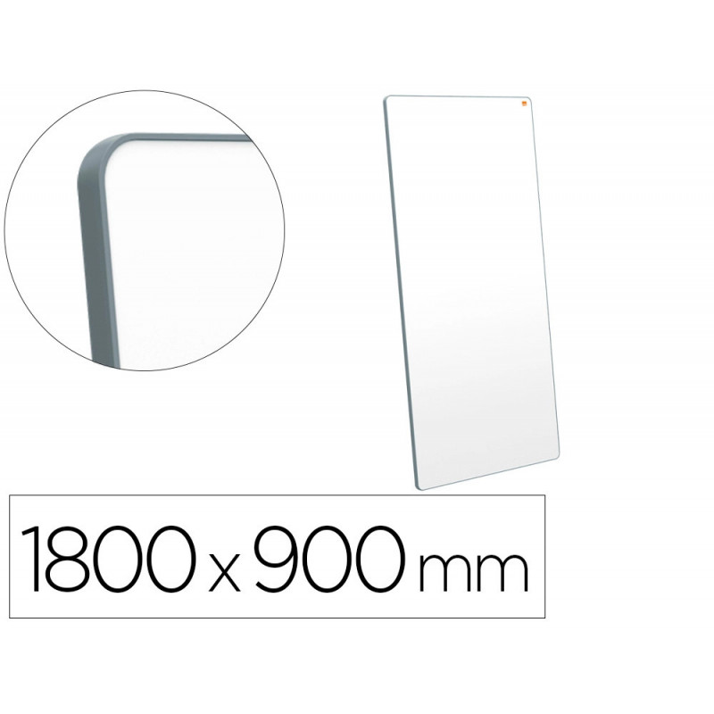 Tableau portable esselte magnetique double face move & meet blanc tour gris 1800x900mm