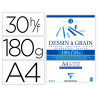 Bloc dessin grain clairefontaine a4 encoll blanc 21cmx29,7cm 180gr 30 f