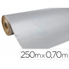 Rouleau papier cadeau kraft recycle aux motifs clairefontaine argent 50m x 0,70m 60g.