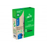 Greenball roller encre liquide 10 stylos + 10 recharges pointe moyenne noir