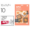 Etiquette apli kraft jet d encre 210x297mm paquet de 10 feuilles