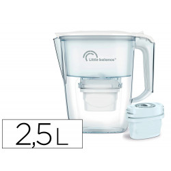 Carafe filtrante claire + 1...