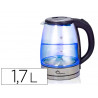 Bouilloire lectrique verre 1,7l 2000w sans fil anti calcaire