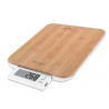 Balance 10kg/1g slide bambou avec batterie rechargeable et remplaçable