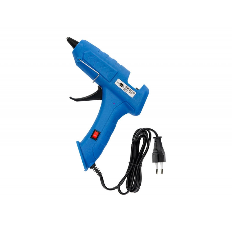 Pistolet colle liderpapel thermofusible puissance 100w inclus 2 batons colle 11mm x 100mm