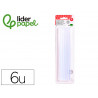 Baton de colle liderpapel pour pistolet a colle 11x200mm blister de 6 unites