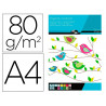 Bloc clairefontaine 1er prix, 100 feuilles papier couleur 80g a4 assortis
