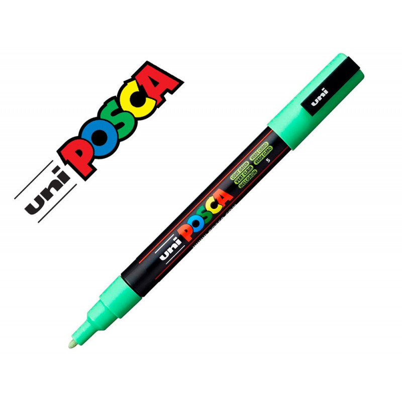 Marqueur posca conique pointe fine coloris vert pomme