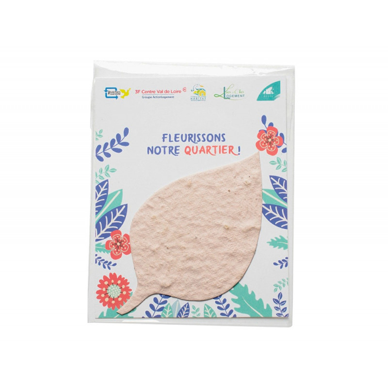 Pack formes printemps en papier ensemenc - 3,5 cm - 100 pcs - coloris blanc