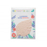 Pack formes printemps en papier ensemenc - 3,5 cm - 100 pcs - coloris blanc