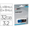 Cle usb emtec 3.2 b110 click easy 32go coloris bleu