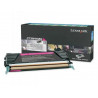 Cartouche laser lexmark c736h1mg couleur magenta 10000 pag