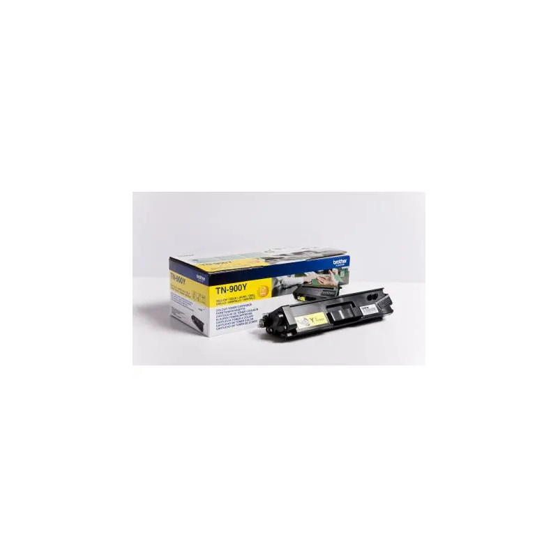 Cartouche laser brother tn900y couleur jaune 6000 pag