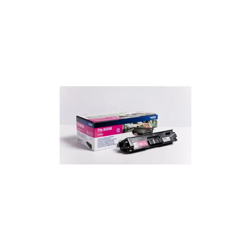 Cartouche laser brother tn900m couleur magenta 6000 pag