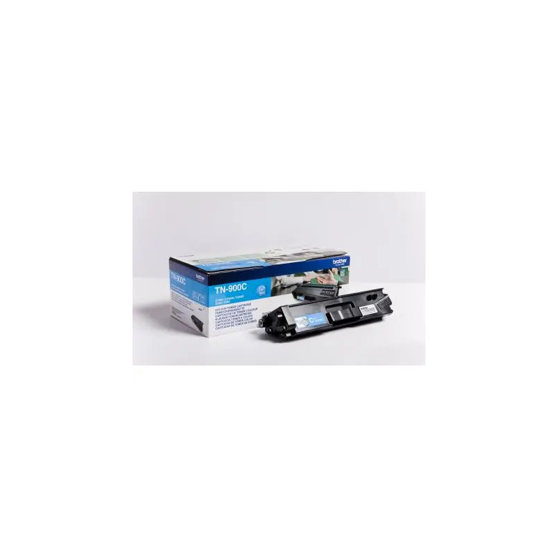 Cartouche laser brother tn900c couleur cyan 6000 pag