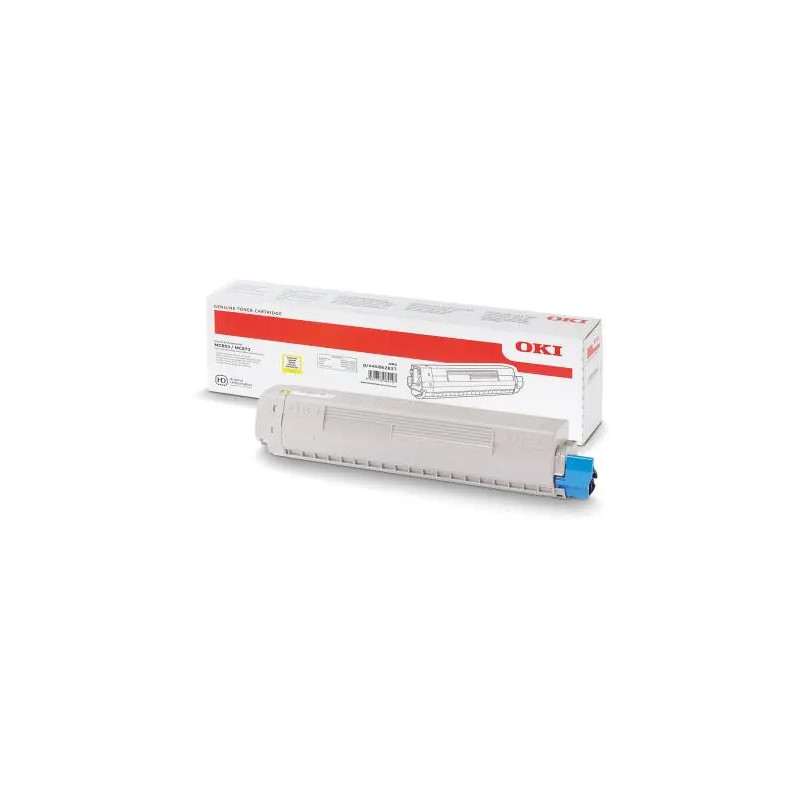 Cartouche laser oki mc853/873 couleur jaune 7000pag