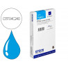 Cartouche epson jet d'encre t04c2 couleur cyan 1700 pag