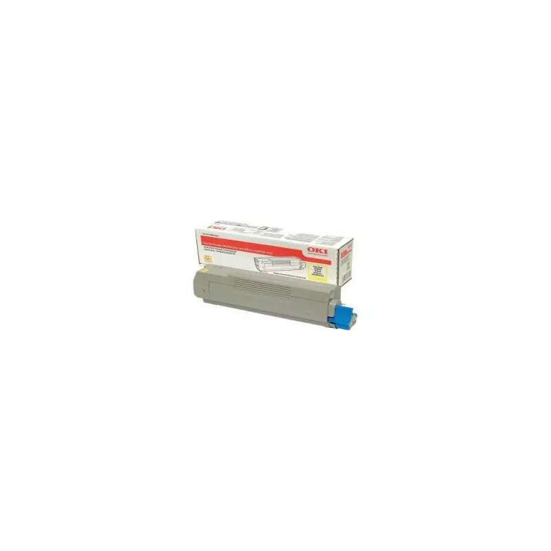 Toner laser oki 46443101 couleur jaune 10000 pag
