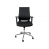 Siege rotatif q-connect assise simili cuir ajustable en hauteur 980+100x630x625mm coloris noir