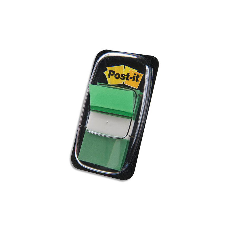 POST-IT Set de 50 marque-pages souples, coloris Vert