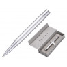 Roller belius unstoppable monochrome aluminium encre noire coloris argent dans coffret cadeau