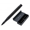 Roller belius unstoppable monochrome aluminium encre noire coloris noir dans coffret cadeau