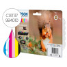 Cartouche encre epson 378xl xp-8605 / 8606 / xp-15000 / xp-8500 / 8505 couleur noir jaune cyan magenta cyan clair
